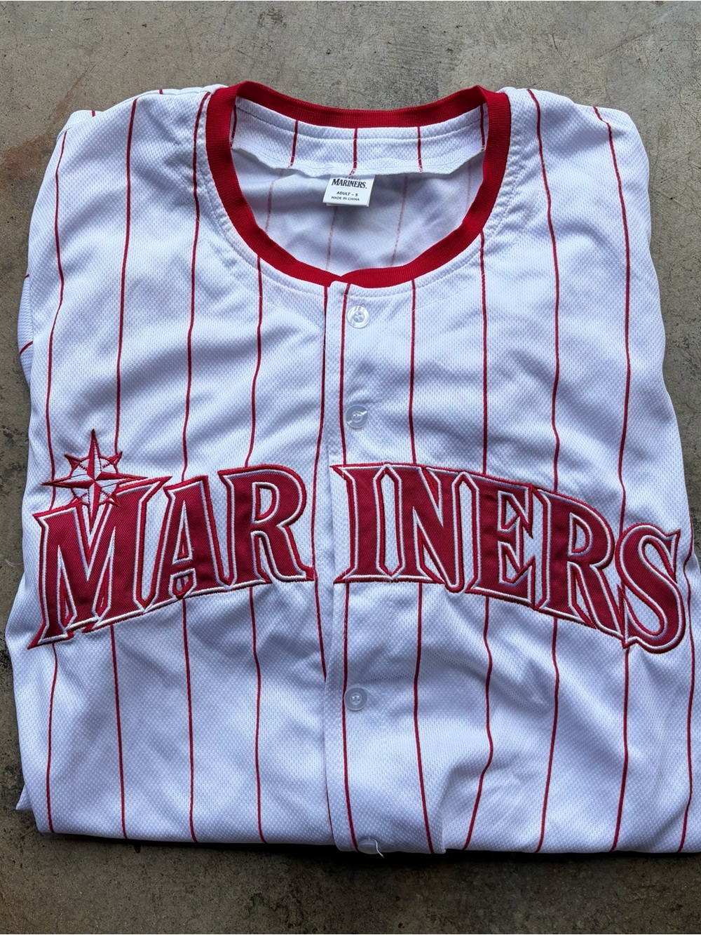 Seattle Mariners Central Washington University Wildcats Baseball Jersey SGA